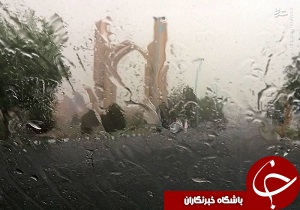 آسمان یزد بارانی است