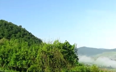 منظره‌ای زیبا و چشم‌نواز از طبیعت روستای "مرزبن" + فیلم