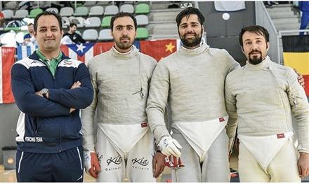 صعود تاریخی تیم ملی سابر ایران به رده چهارم جهان برای اولین بار
