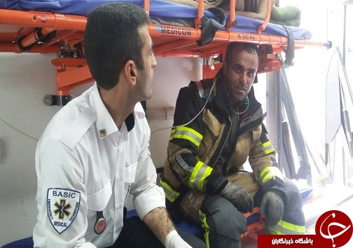 آتش سوزی در ساختمان ۶ طبقه در قزوین آتش سوزی در ساختمان ۶ طبقه در قزوین