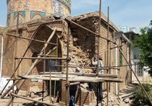 مرمت سرسرای امامزاده آمنه خاتون