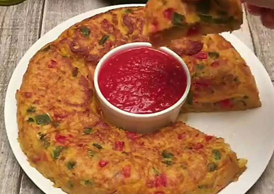 کوکوی چیپس خوشمزه + دستور تهیه