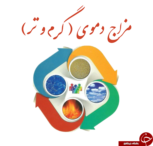 رژیم غذایی مزاج گرم و تر در هوای گرم