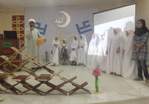 جشن ۶۰ دختر روزه اولی در گندمان