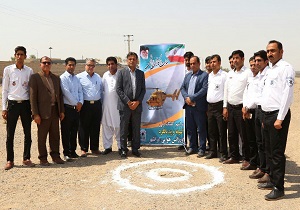 کلنگ زنی اولین آشیانه اختصاصی بالگرد اورژانس هوایی در ایرانشهر