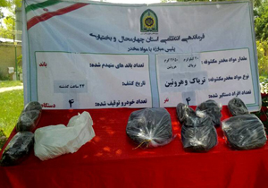 کشف و ضبط ۴۲ کیلو و ۶۵۰ گرم مواد مخدر