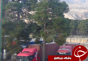 توقیف۲دستگاه تریلی کانتینر و کشف مقادیر زیادی انواع کالای قاچاق در لرستان