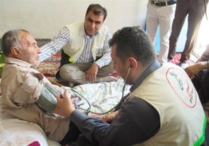 خدمات رایگان پزشکی در روستای تومانک