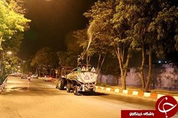آغاز عملیات سمپاشی درختان در مناطق 8گانه شهرداری