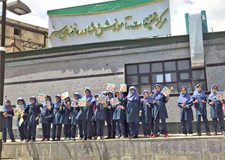 کودکان همدانی همیاران فضای سبز