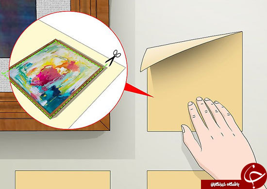 آموزش اصول صحیح نصب تابلو روی دیوار+ تصاویر