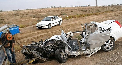 یک کشته و دو مجروح بر اثر واژگونی سواری ام وی ام در محور چادگان - اورگان