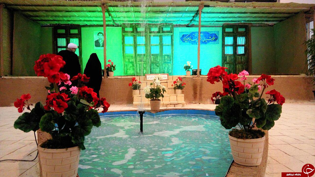 نمایی از بیت حضرت امام خمینی (ره) در نمایشگاه قرآن کریم + فیلم و تصاویر