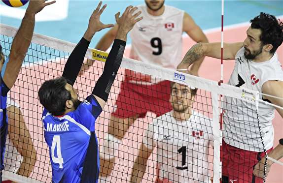 کانادا 1 - 0 ایران / گزارش لحظه به لحظه دیدار والیبال ایران و کانادا