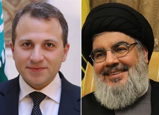 سیدحسن نصرالله و جبران باسیل درباره مسائل لبنان گفتگو کردند