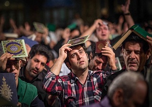 آیین نخستین شب از لیالی قدر در آذربایجان غربی برگزار شد