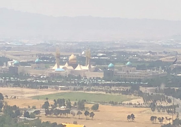 بازدید هوایی فرماندهان انتظامی تهران از مسیرهای منتهی به حرم امام (ره) + تصاویر
