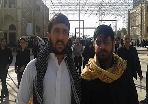 حضور مدافعان حرم پاکستانی در مراسم ارتحال امام خمینی (ره) + فیلم