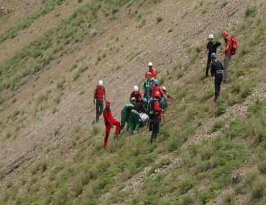 فوت یک کوهنورد در حادثه سقوط از ارتفاعات کوهسار