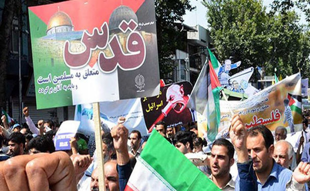 ثانیه شماری مردم برای حضور پرشور در راهپیمایی روز قدس + فیلم