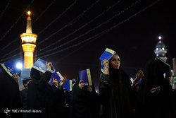 مراسم احیاء شب بیست و سوم ماه رمضان در امامزاده عبدالله همدان