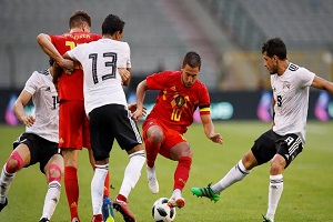 بلژیک 3 - مصر 0/فراعنه بدون صلاح حرفی برای گفتن ندارند