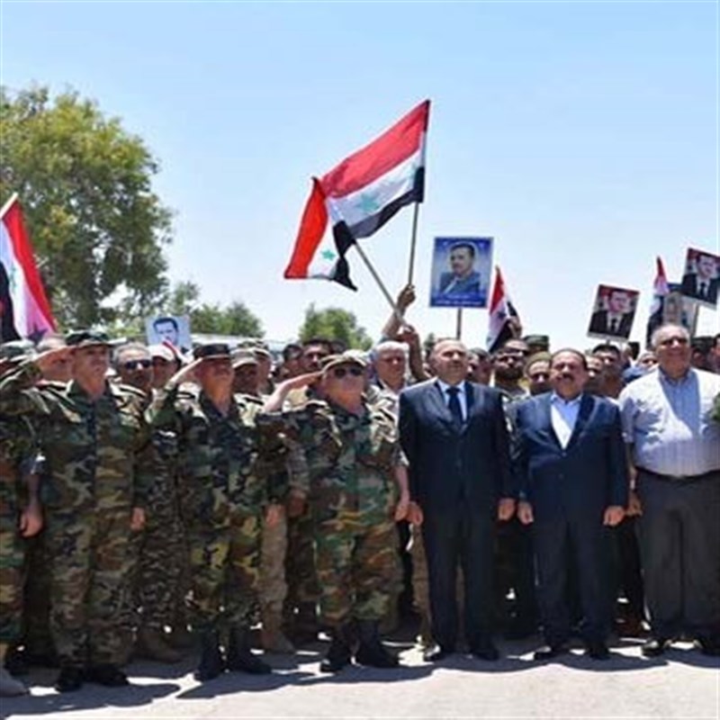 بعد از ۷ سال جاده حمص به حماه در سوریه بازگشایی شد + تصاوی