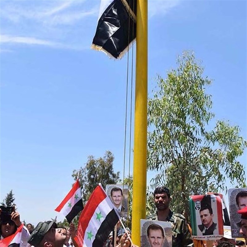 بعد از ۷ سال جاده حمص به حماه در سوریه بازگشایی شد + تصاوی