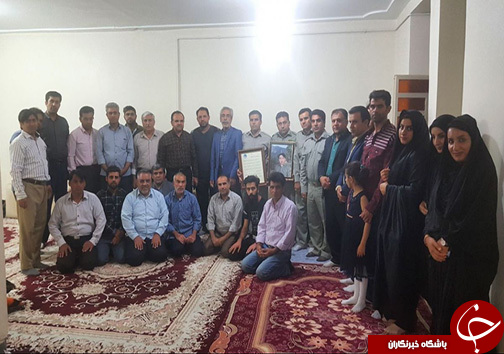دیدار حامیان محیط زیست با خانواده محیط بان شهید پلدختری