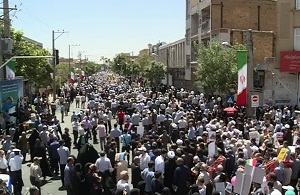 راهپیمایی قدس ۹۷ در ۱۲۰ نقطه استان مرکزی