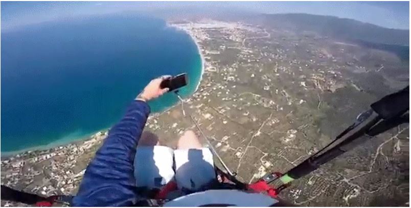 وقتی جاذبه یک پاراگلایدر سوار را تنبیه می&zwnj;کند +فیلم