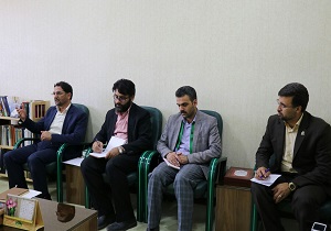 دیدارمعاون فرهنگی دادگستری استان با قائم مقام صداوسیمای مرکز یزد