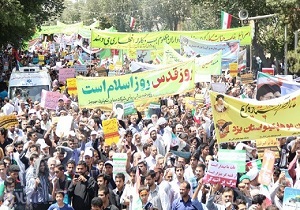 مسیر وساعت راهپیمایی روز قدس شهرستان‌های استان یزد