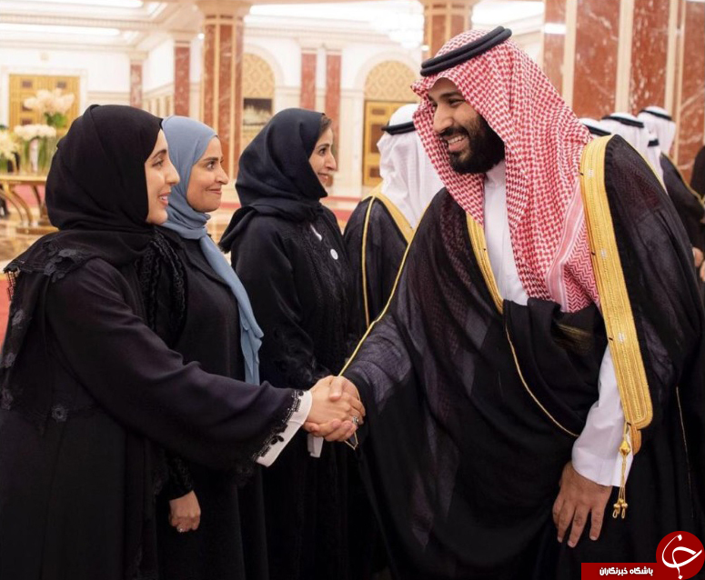 ذوق&zwnj;زدگی بن&zwnj;سلمان از ملاقات با دختر مشهور اماراتی+عکس
