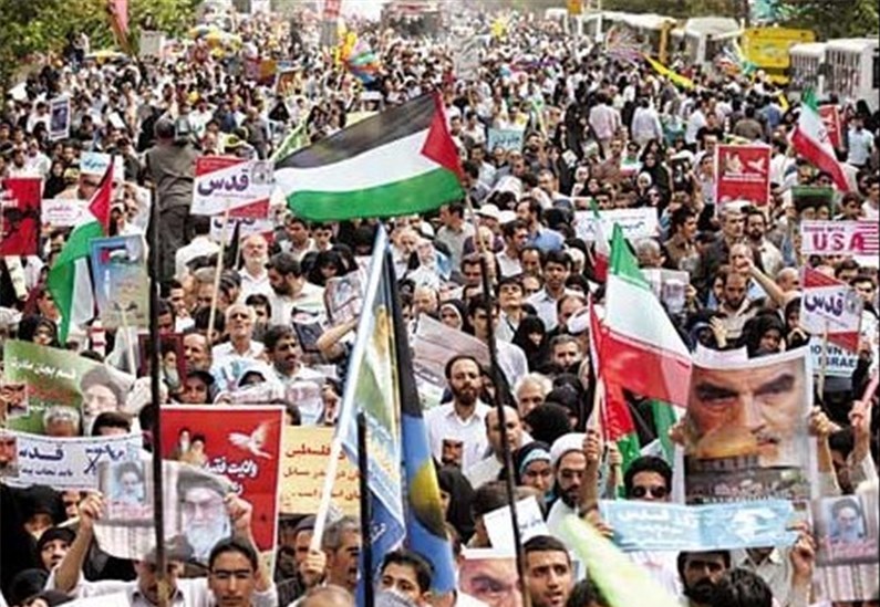 حمایت همه جانبه تهرانی‌ها از آرمان‌ فلسطین/ برگزاری علنی دادگاه ترامپ در روز قدس