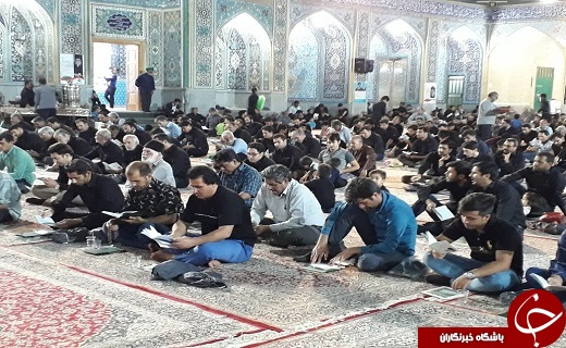 برگزاری آیین شب ۲۳ ماه مبارک رمضان در بافق