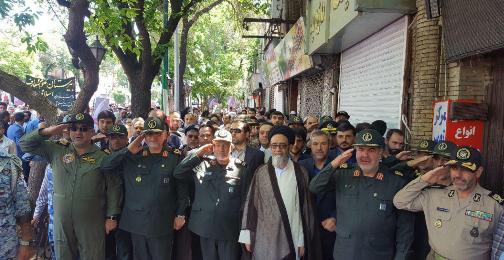 آغاز راهپیمایی روز قدس در آذربایجان شرقی+تصاویر