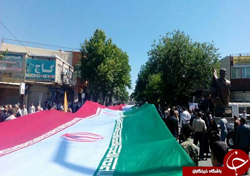 جلوه های  ویژه پیش از آغاز راهپیمایی روز جهانی قدس در مازندران/آغاز راهپیمایی روز قدس در شهر&zwnj;های مازندران به روایت تصویر