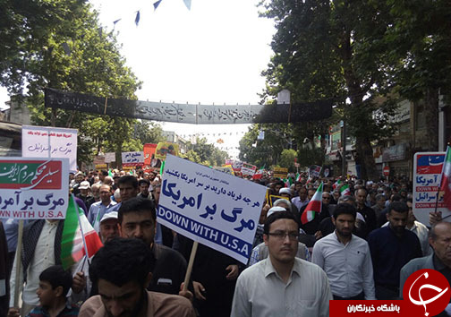 ندای مظلومیت خواهی گلستانی ها در روز قدس + تصاویر