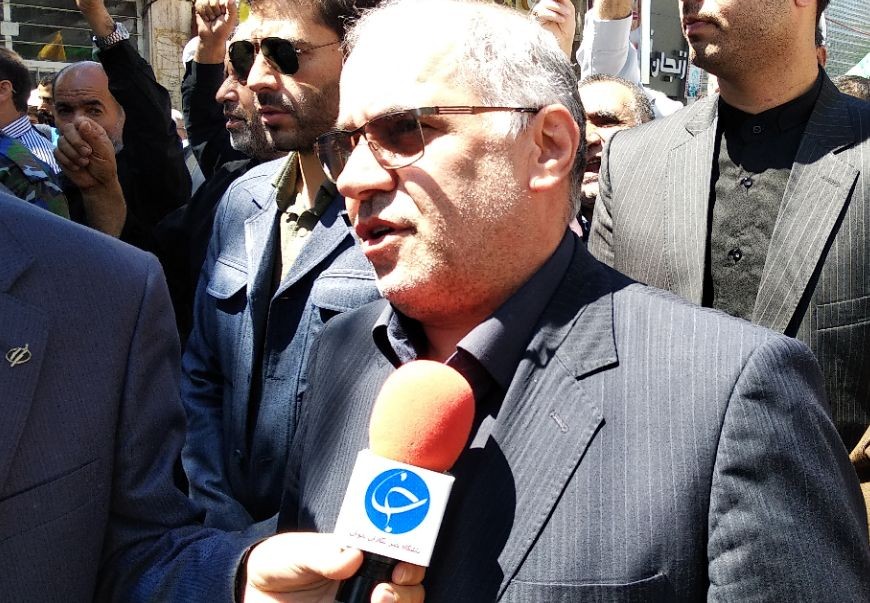 آغاز راهپیمایی روز قدس در زنجان