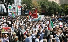 حضور پرشور مردم ایلام ذر راهپیمایی روز قدس در ایلام