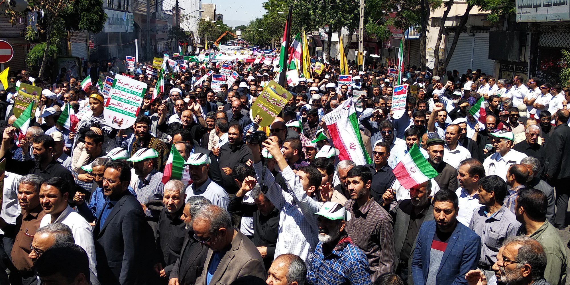 آغاز راهپیمایی روز قدس در زنجان