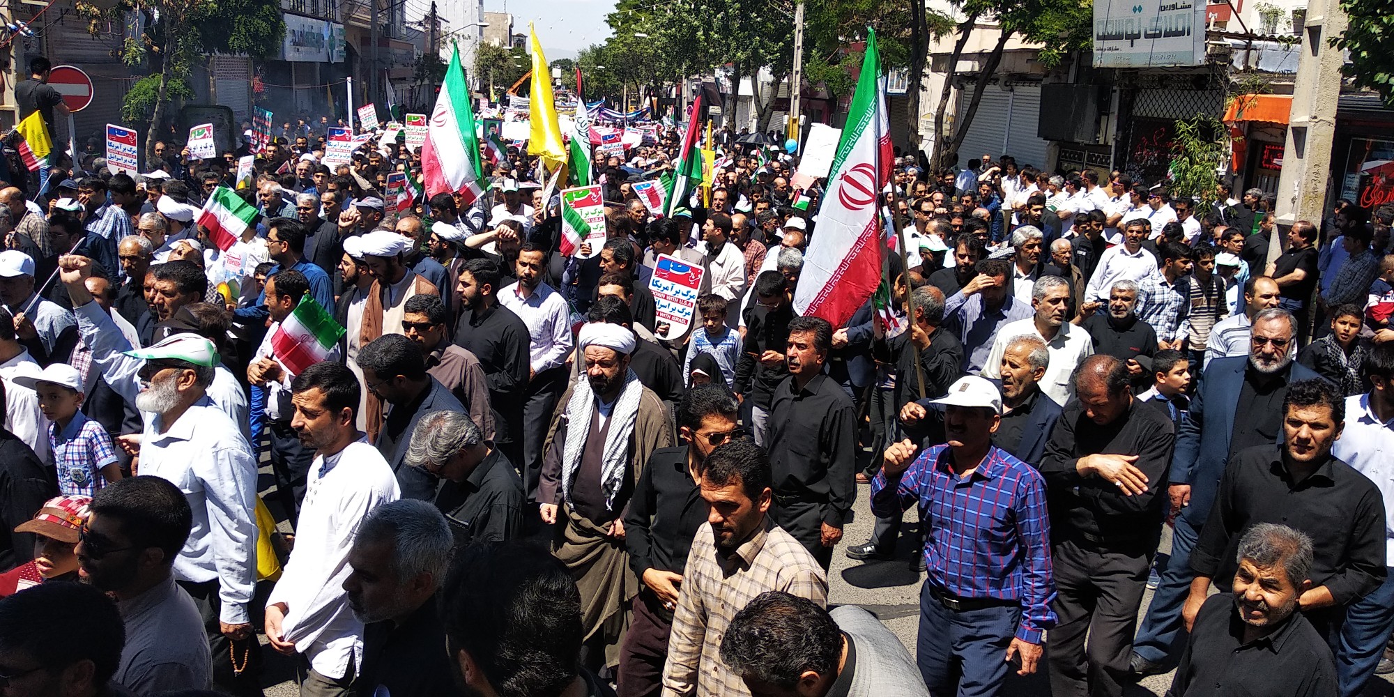 آغاز راهپیمایی روز قدس در زنجان