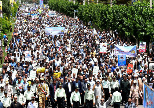 آغاز راهپیمایی روز جهانی قدس درخراسان&zwnj;شمالی+ تصاویر