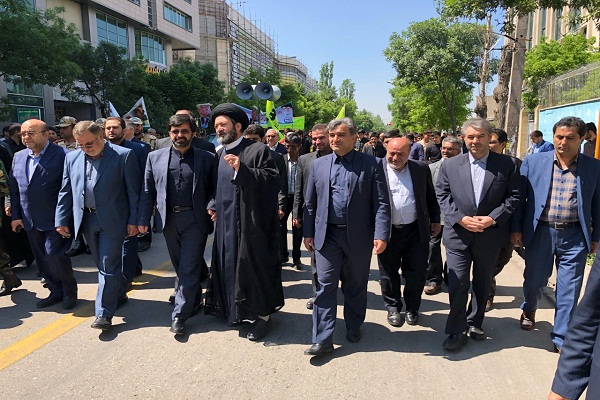 آغاز راهپیمایی روز جهانی قدس در اردبیل+ تصویر