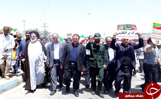 آغاز راهپیمایی روز قدس در شهرستان بافق +تصاویر