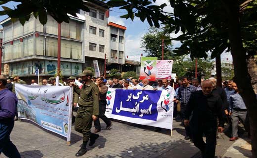 تصاویری از راهپیمایی باشکوه روز قدس در رشت