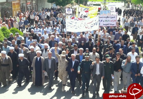 راهپیمایی روز قدس در شهرستانهای مختلف آذربایجان غربی+تصاویر
