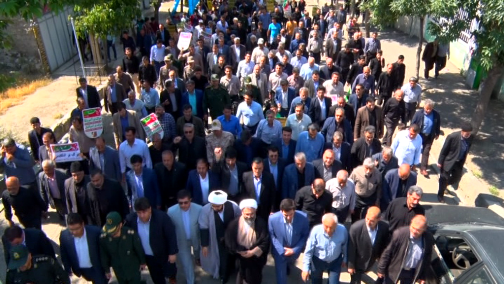 آغاز راهپیمایی روز قدس در آذربایجان شرقی+تصاویر