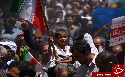 آغاز راهپیمایی روز قدس در شهرستان بافق +تصاویر